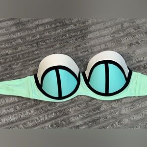 Rue bleu rue 21 Mint Green push up Bikini top Small